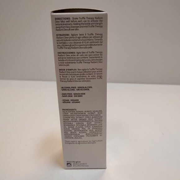 Skin Co Roma Truffle Therapy Radiant Dew made in Italy 3.38 fl oz New in Box - Picture 4 of 4
